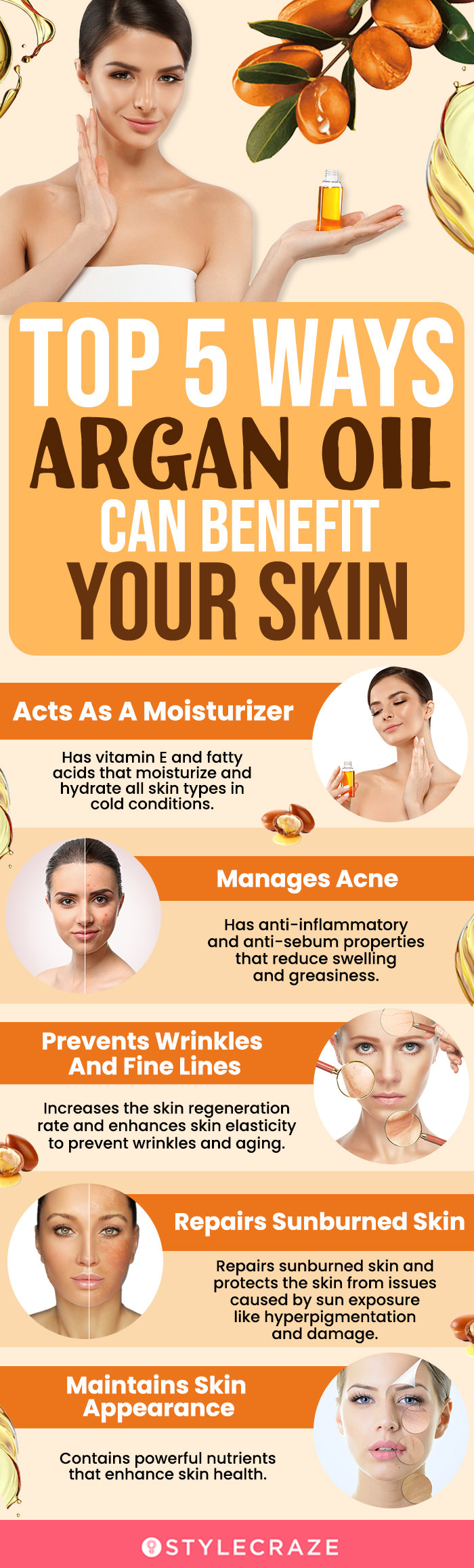 top 5 ways argan oil can benefit your skin (infographic)