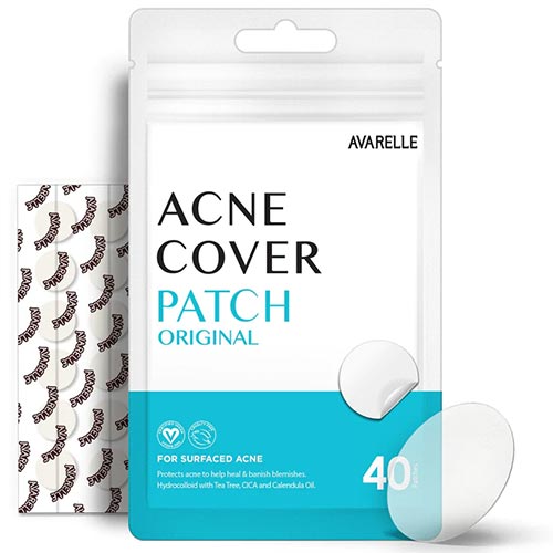 Avarelle Pimple Patches (40 Count) Hydrocolloid Acne Cover Patches