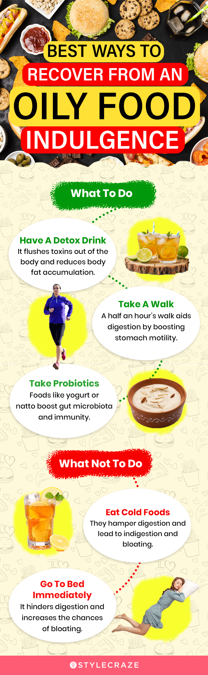 best ways to recover from an oily food indulgence [infographic]
