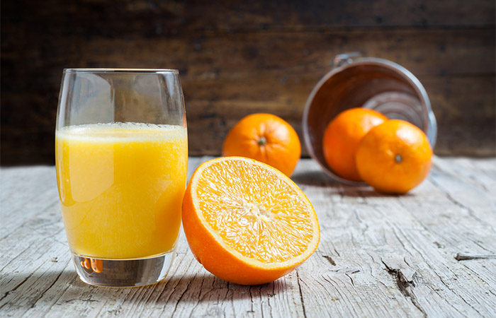 Dip Your Nails In Orange Juice