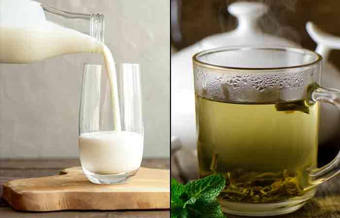 Drink-A-Glass-Of-Milk-Or-A-Cup-Of-Green-Tea