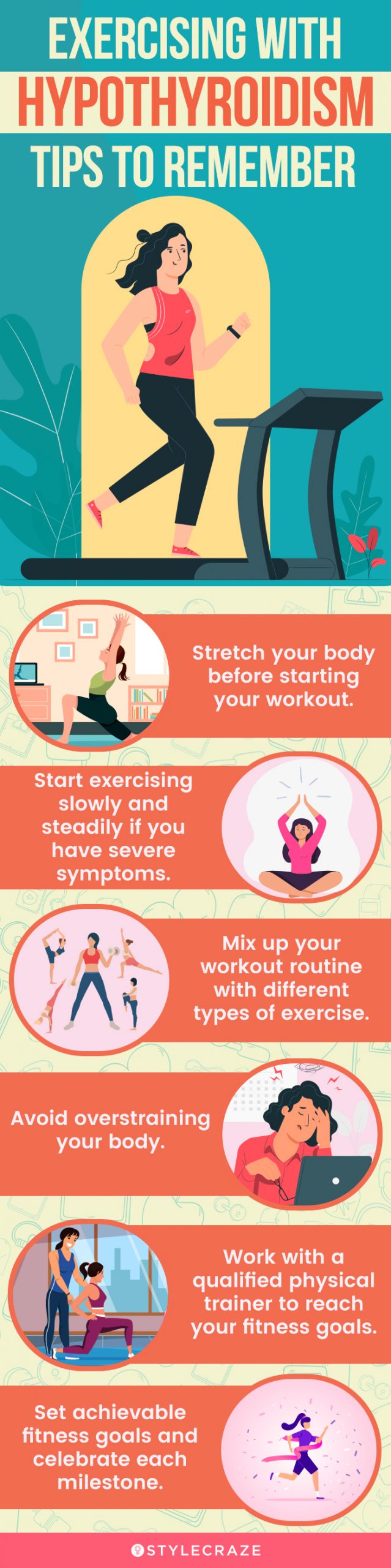 exercising with hypothyroidism tips to remember (infographic)