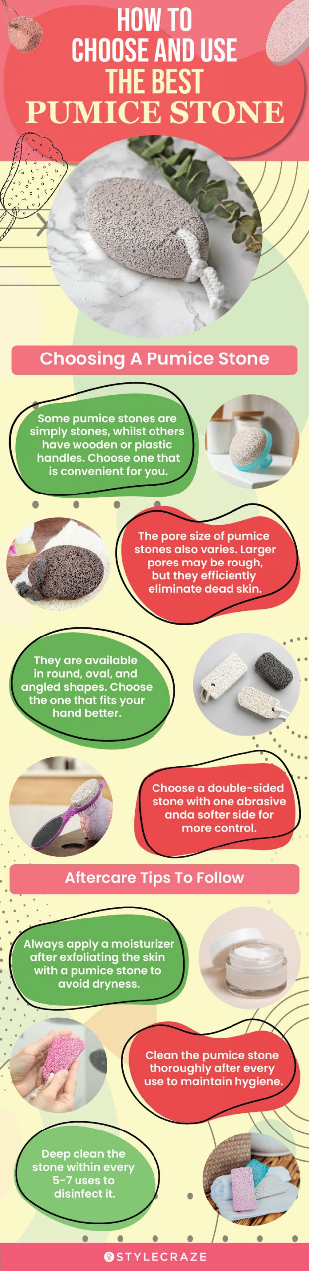 How To Choose And Use The Best Pumice Stone (infographic)