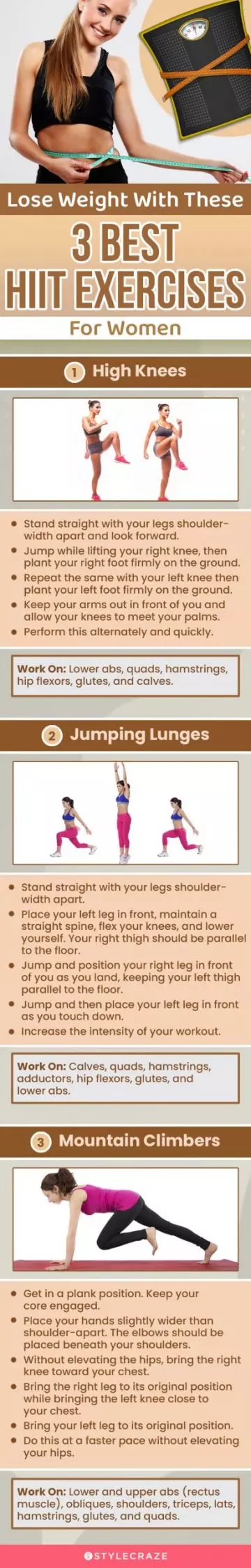 lose weight with these 3 best hiit exercises for women (infographic)