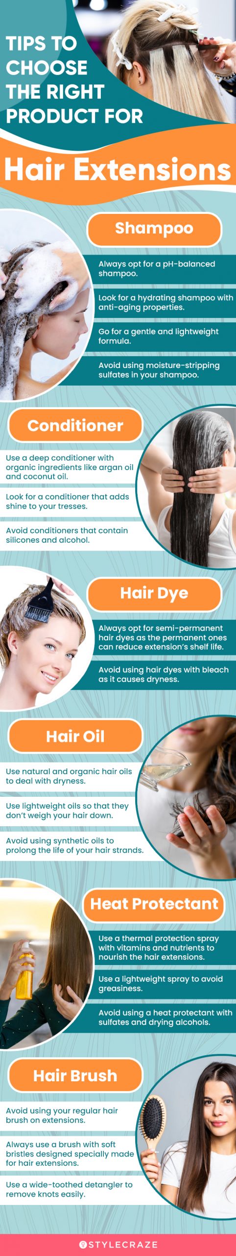 Tips To Choose The Right Product For Hair Extensions (infographic)