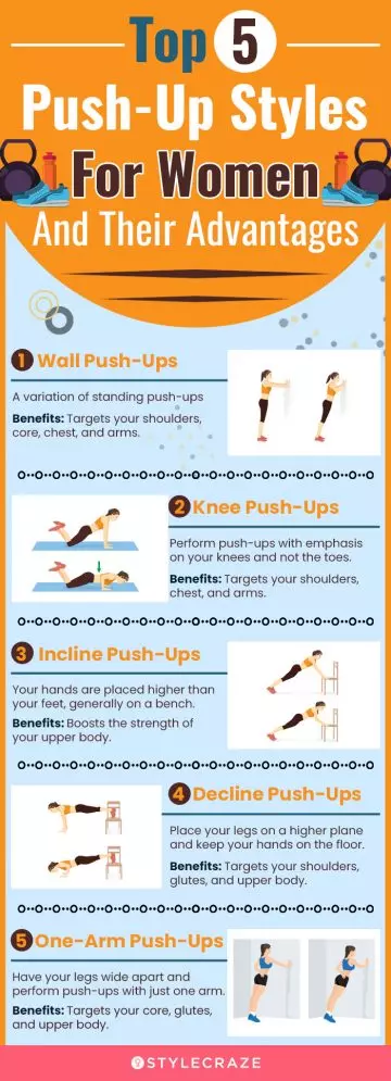 top 5 push up styles for women and their advantages (infographic)