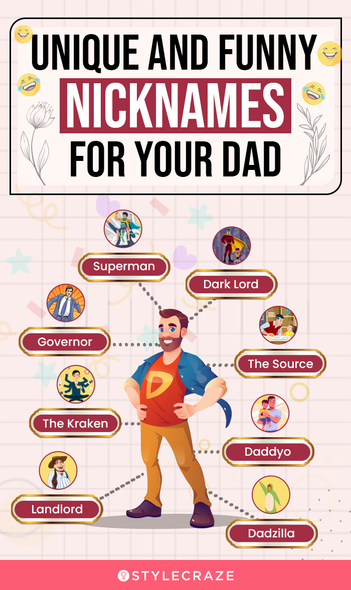 unique and funny nicknames for your dad [infographic]