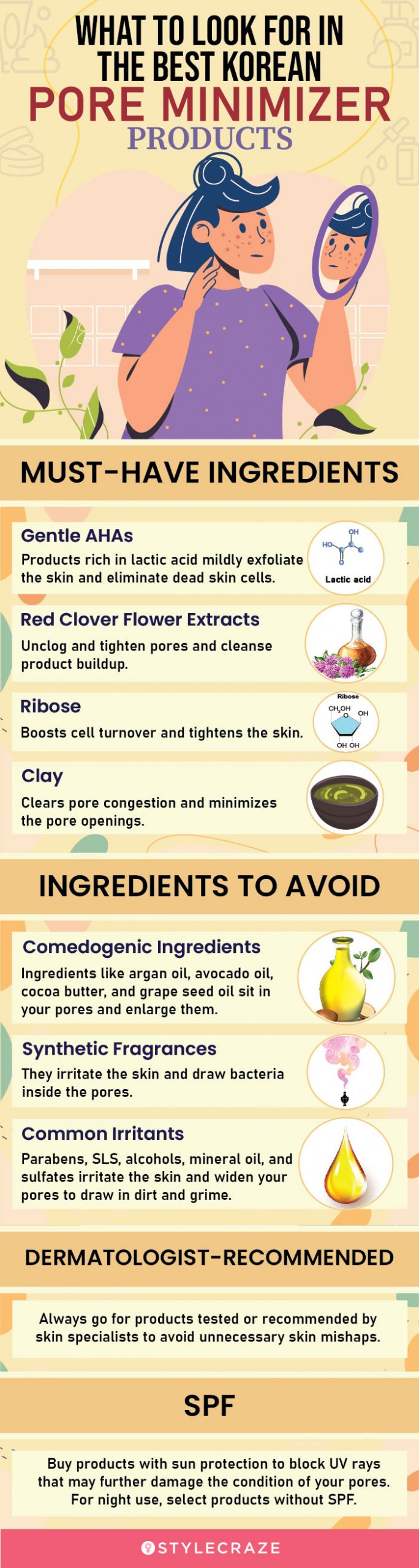 What To Look For InThe Best Korean Pore Minimizer Products (infographic)