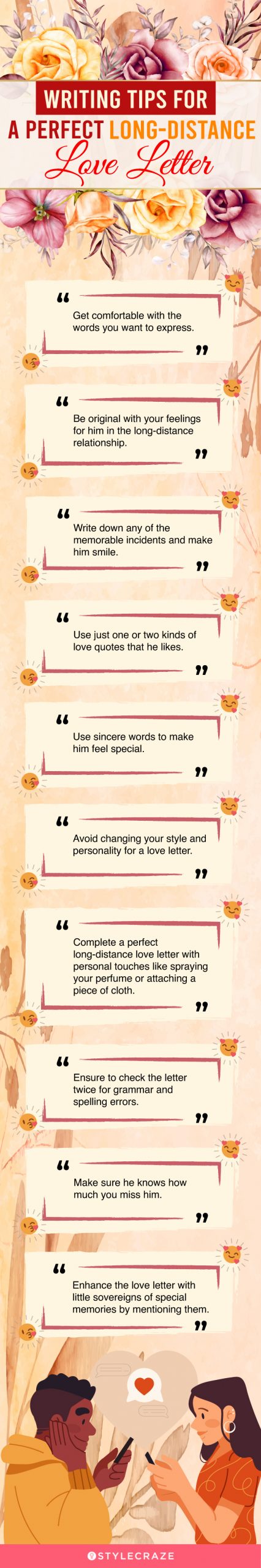 writing tips for a perfect long distance love letter [infographic]
