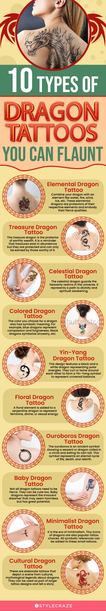 10 types of dragon tattoos you can flaunt (infographic)
