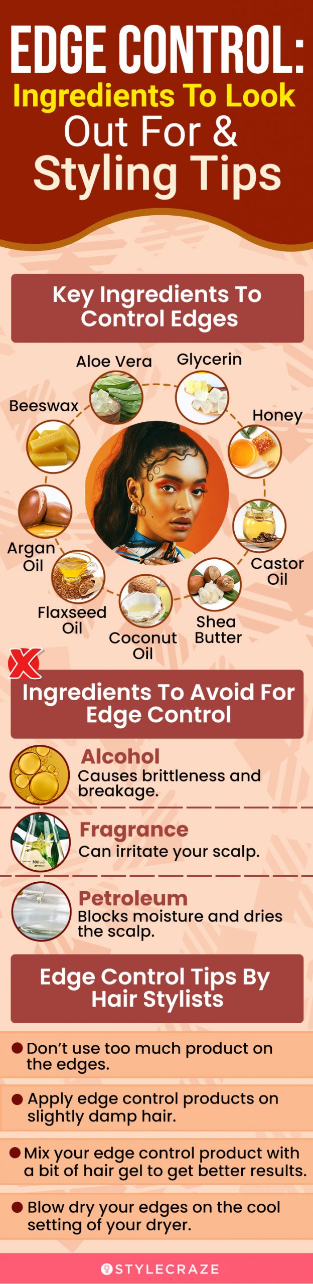 Edge Control: Ingredients To Look Out For (infographic)