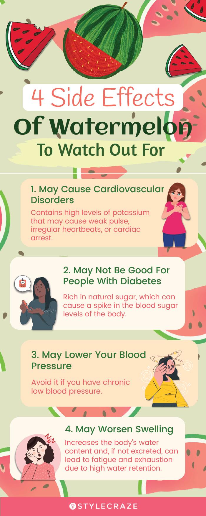 Watermelon and lemon 2025 juice side effects