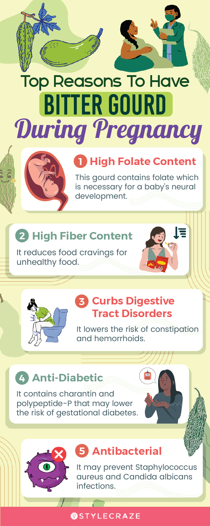 top reasons to have bitter gourd during pregnancy (infographic)