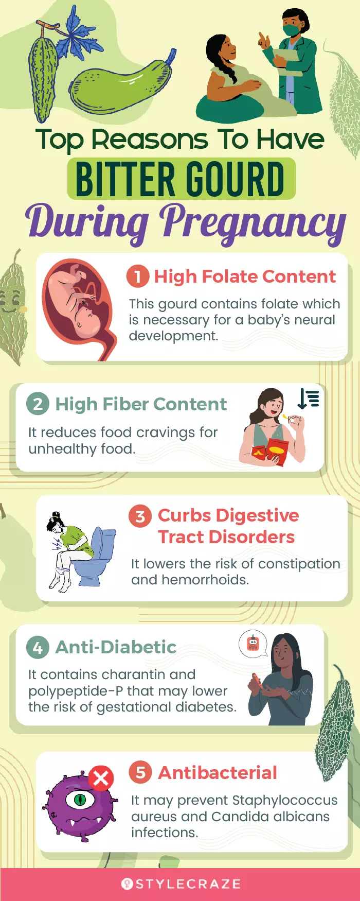 top reasons to have bitter gourd during pregnancy (infographic)