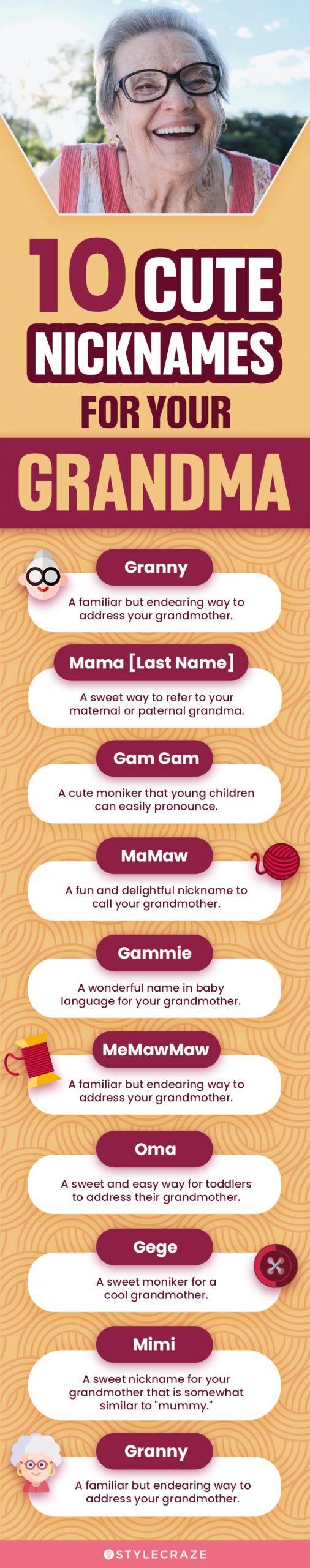 101 Nicknames For Grandma That Suit Her Unique Personality