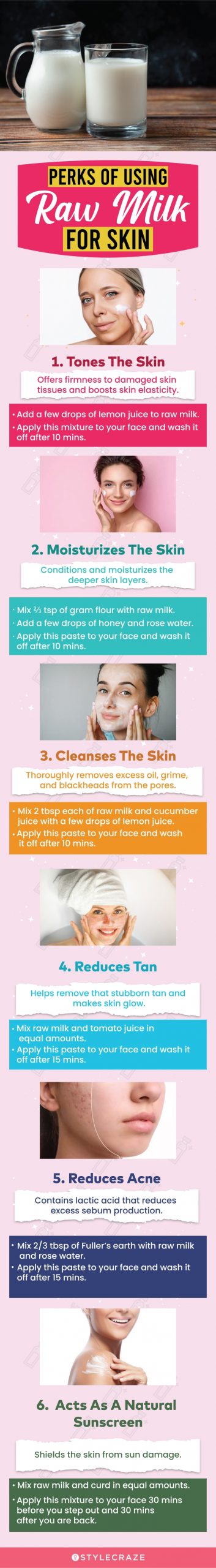 12 Impressive Benefits Of Raw Milk For Your Skin