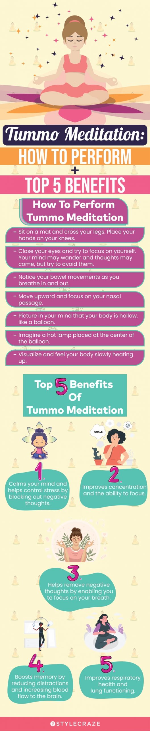 tumma meditation: how to perform + top 5 benefits [infographic]