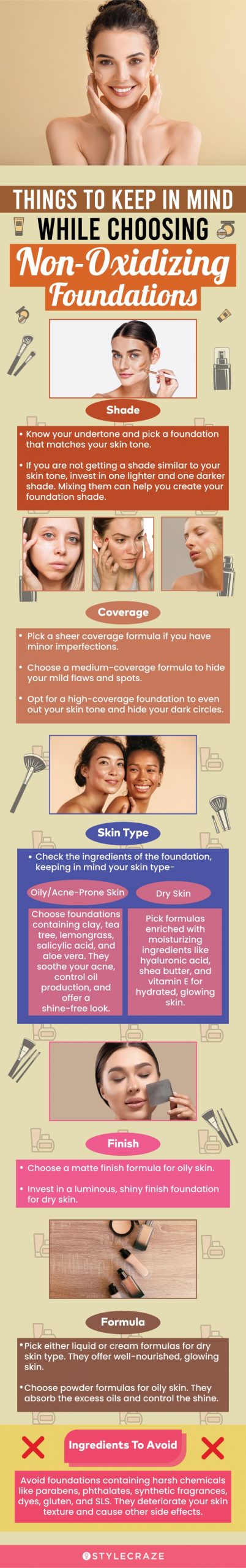 Things To Keep In Mind While Choosing Non-Oxidizing Foundations (infographic)