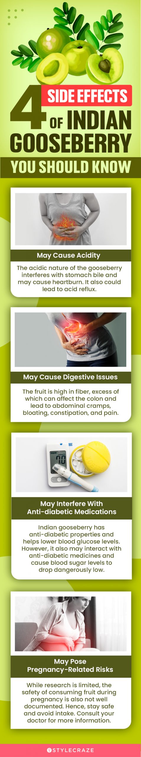 4 side effects of indian gooseberry (infographic) width=