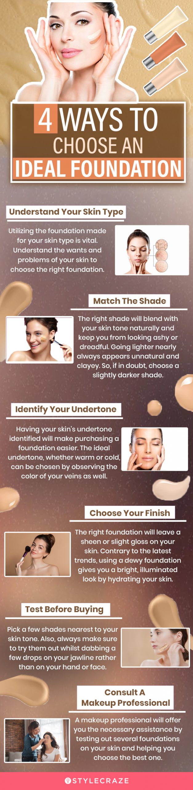 4 ways to choose an ideal foundation [infographic]
