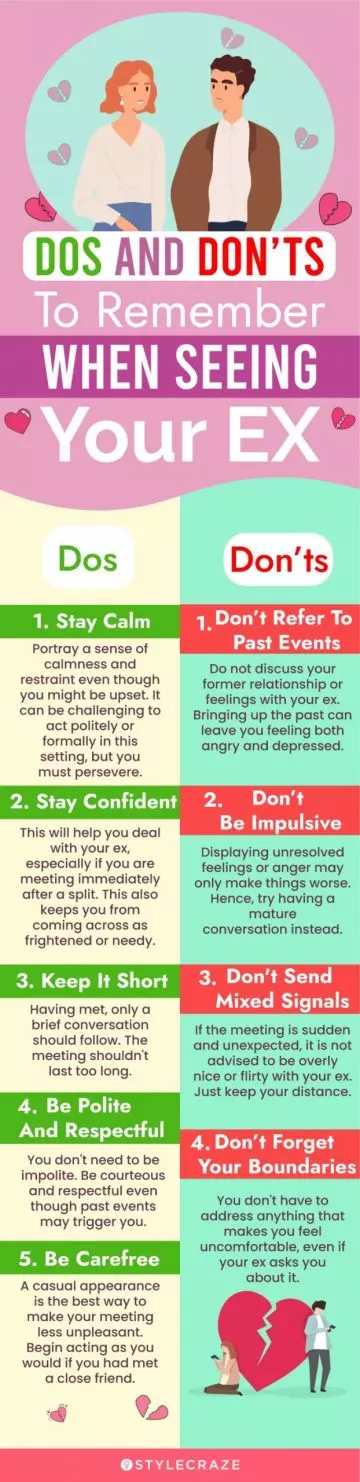 dos and don'ts to remember when seeing your ex (infographic)