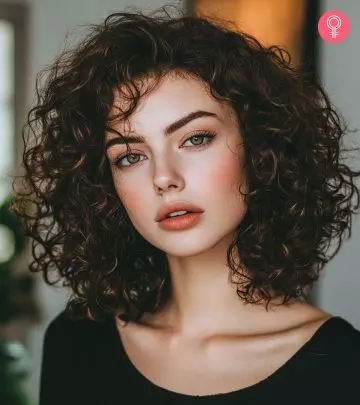 Women with perm hairstyles