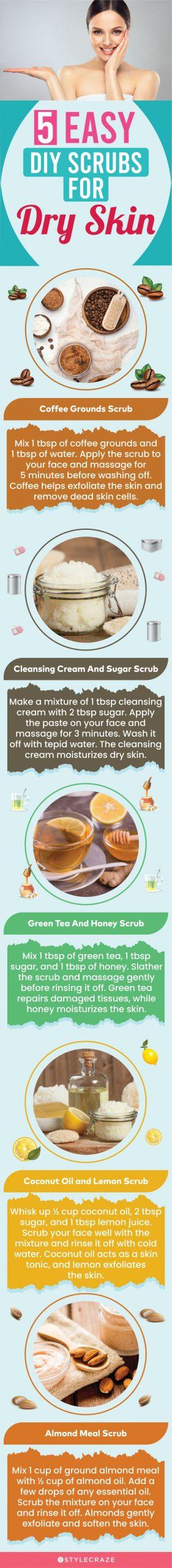 5 Simple Homemade Scrubs For Dry Skin