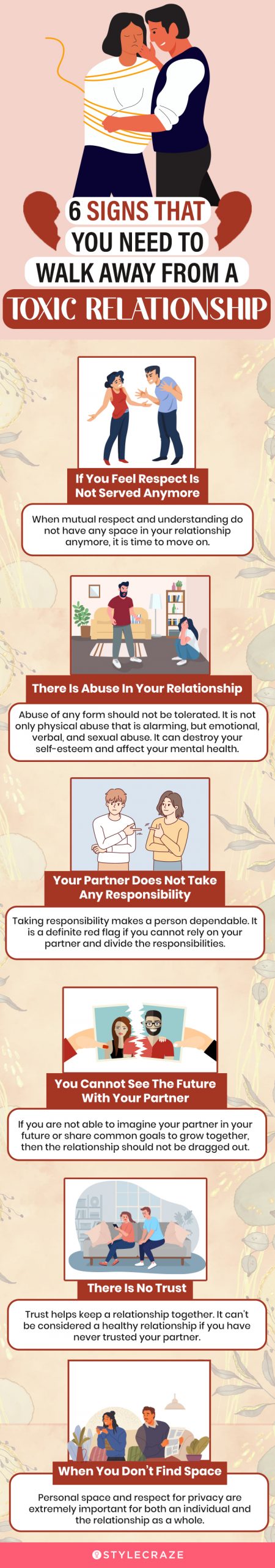 6 signs that you need to walk away from a toxic relationship (infographic)