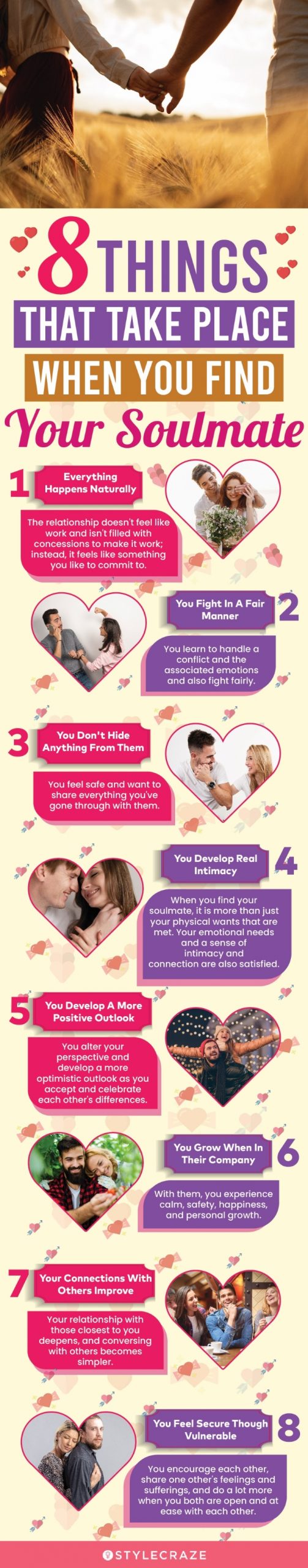 8 thimgs that take place when you find your soulmate(infographic)