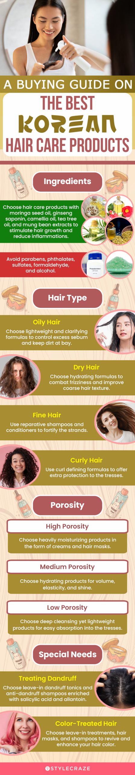 A Buying Guide On The Best Korean Hair Care Products (infographic)