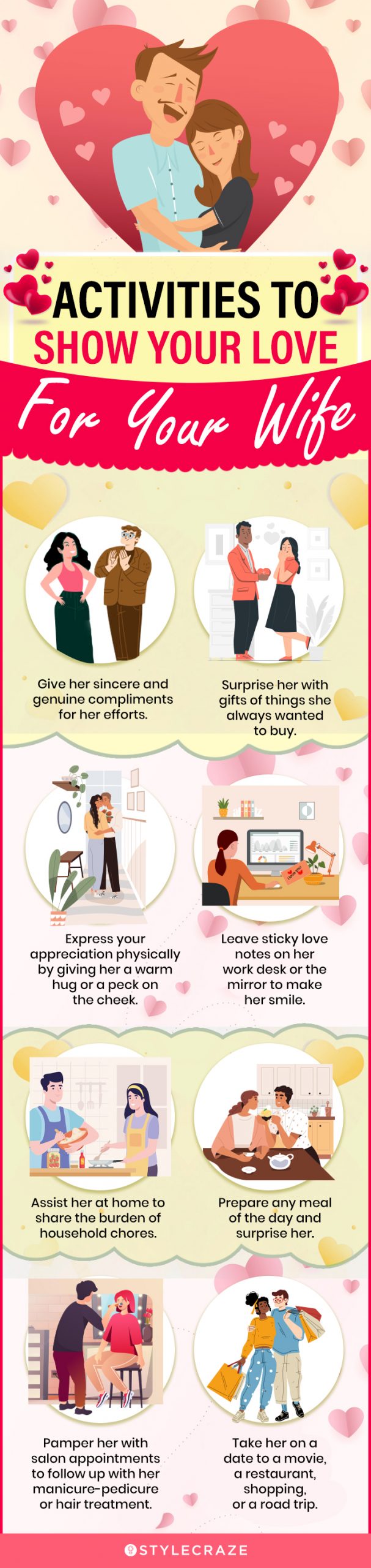 activities to show your love for your wife [infographic]