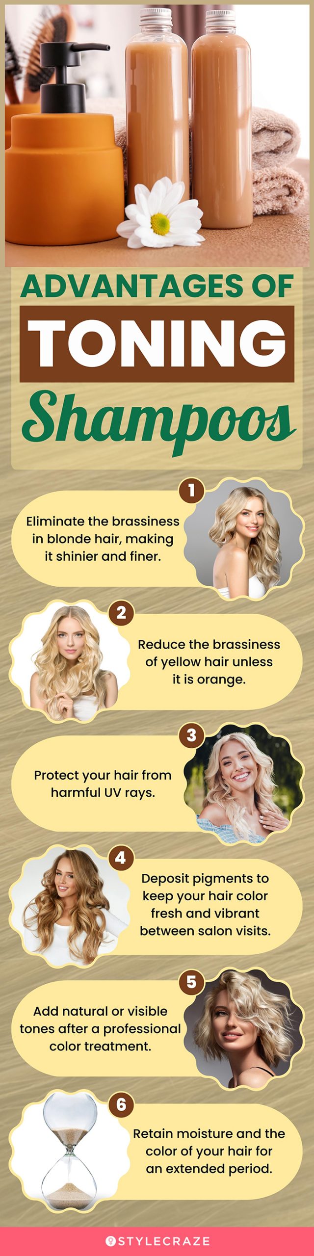 Advantages Of Toning Shampoos (infographic)