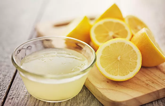 Apply Lemon Juice