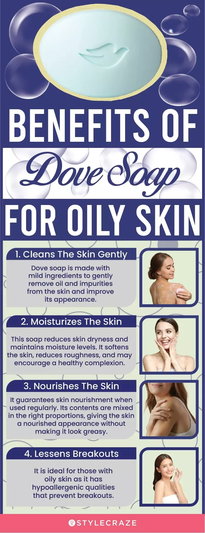 benefits of dove soap for oily skin (infographic)