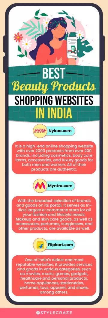 best beauty products shopping websites in india (infographic)