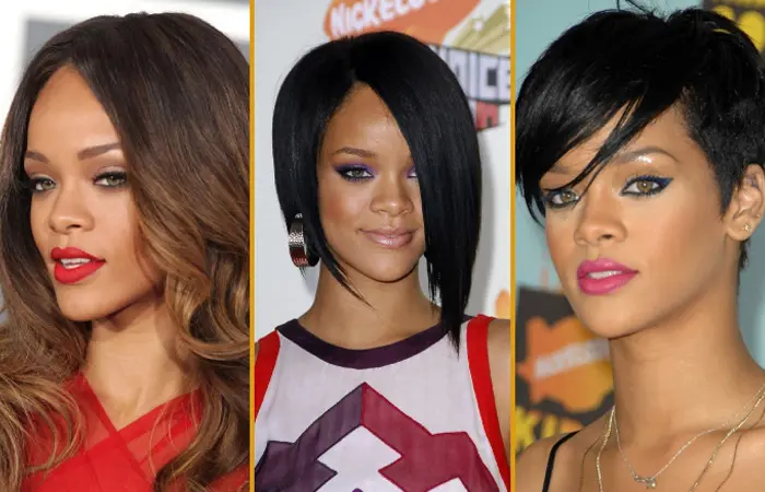 Rihanna’s hair style evolution through the years