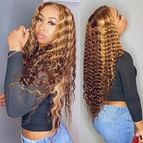 Hermosa Hd Highlight Ombre Lace Front Wigs