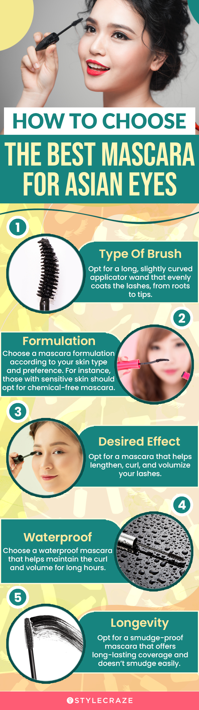 How To Choose The Best Mascara For Asian Eyes (infographic)