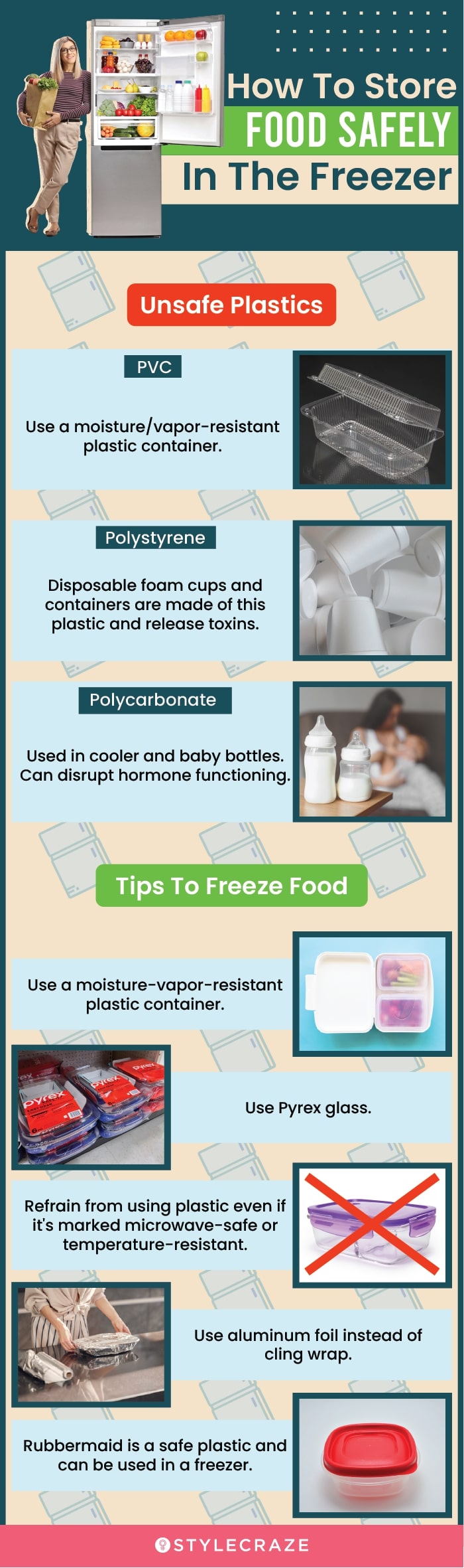 how to store food safety in the freezer(infographic)
