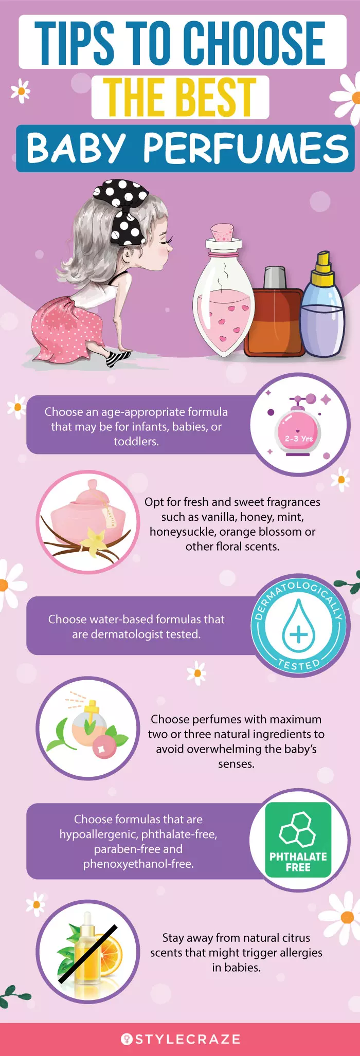 Tips To Choose The Best Baby Perfumes (infographic)