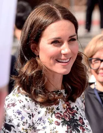 Kate Middleton's messy curls hairtyle
