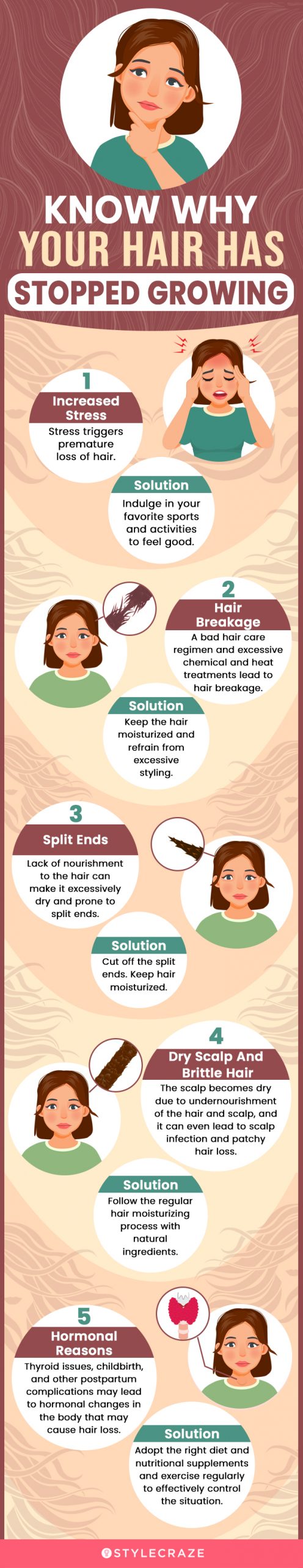 12 Reasons Why Your Hair Stops Growing