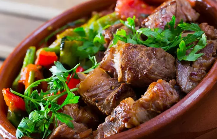 Meat Is Cooked In Clay Pots