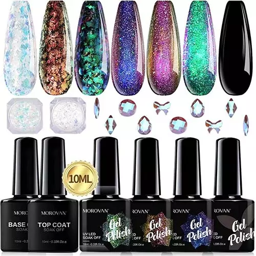 Morovan Chameleon Gel Nail Polish Kit