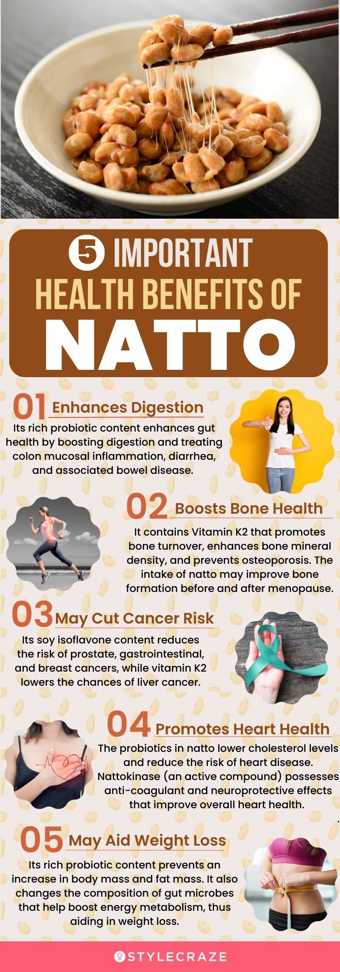 5 important health benefits of natto (infographic)
