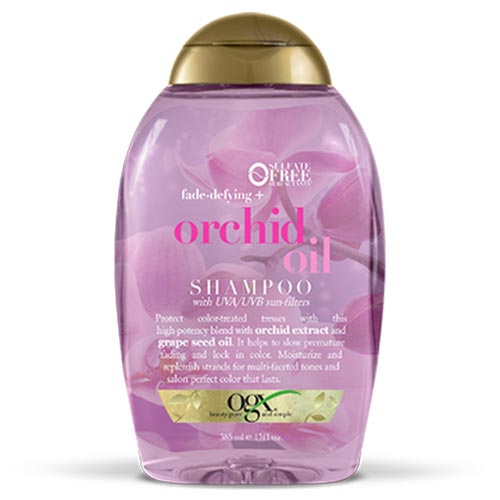 OGX Fade-Defying Orchid Oil Shampoo with UVA/UVB Sun Filters