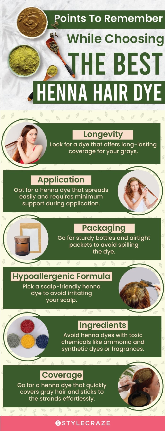Points To Remember When Choosing The Best Henna Hair Dye [infographic]