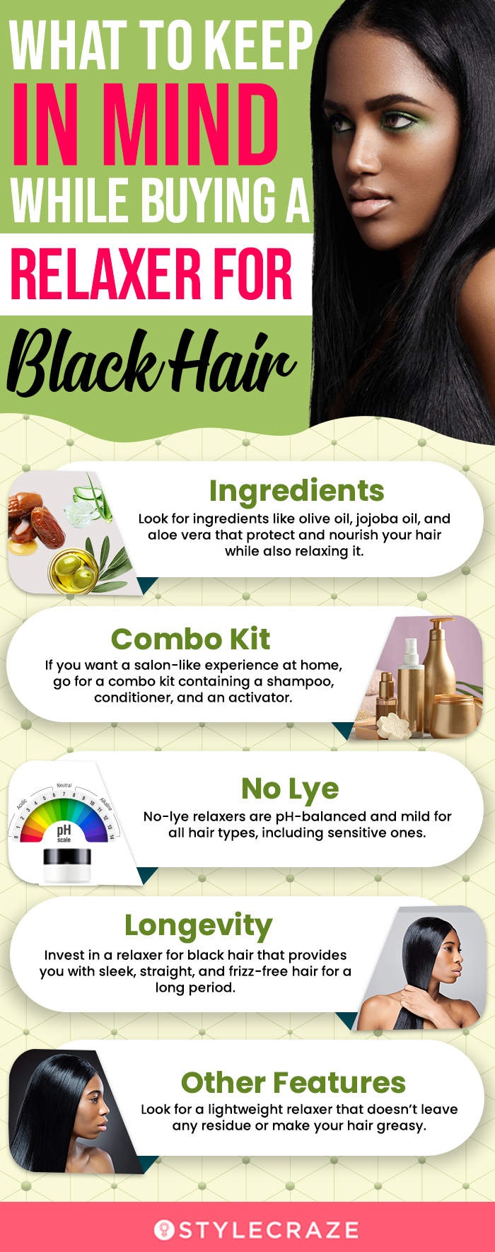 What To Keep In Mind While Buying Relaxer For Black Hair  [infographic]