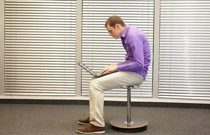 Slouching