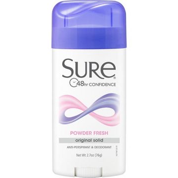 Sure Powder Fresh Original Solid Anti Perspirant and Deodorant